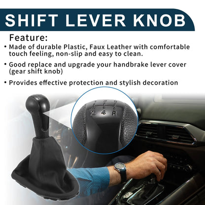 5 Speed Manual Gear Shift Knob with Cover for Chevrolet Spark (2011-2016)