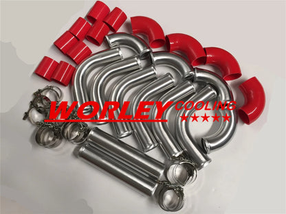 Intercooler 450x300x70mm + 76mm 3" Piping & Hose for QLD