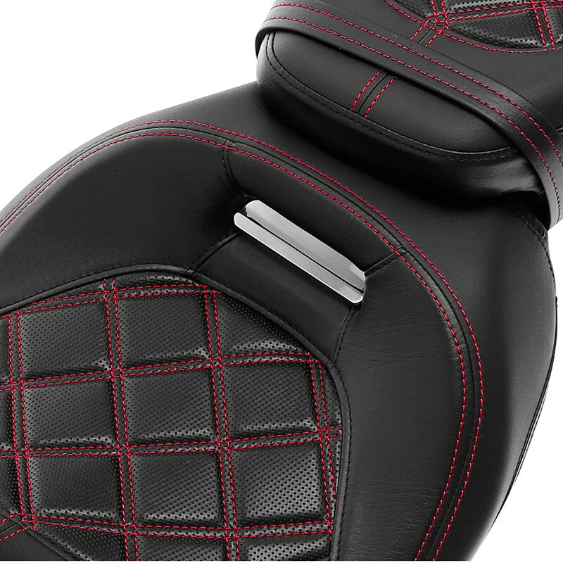 Driver & Passenger Gel Seat for Harley Touring CVO Road Street Glide (09-23)