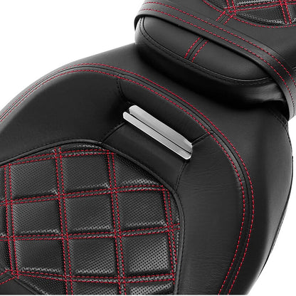 Driver & Passenger Gel Seat for Harley Touring CVO Road Street Glide (09-23)