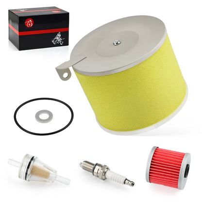 Air Filter Guide Kit w/ Oil & Fuel Filter for Kawasaki Bayou (1998–2003)