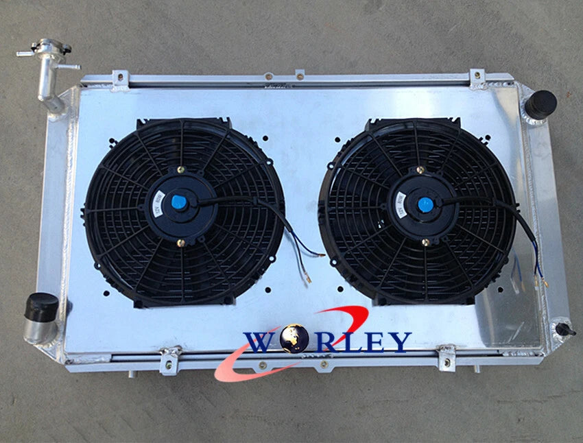 Aluminum Radiator, Shroud, Fan & Black Hose for Patrol Y60 GQ (1997-1999)