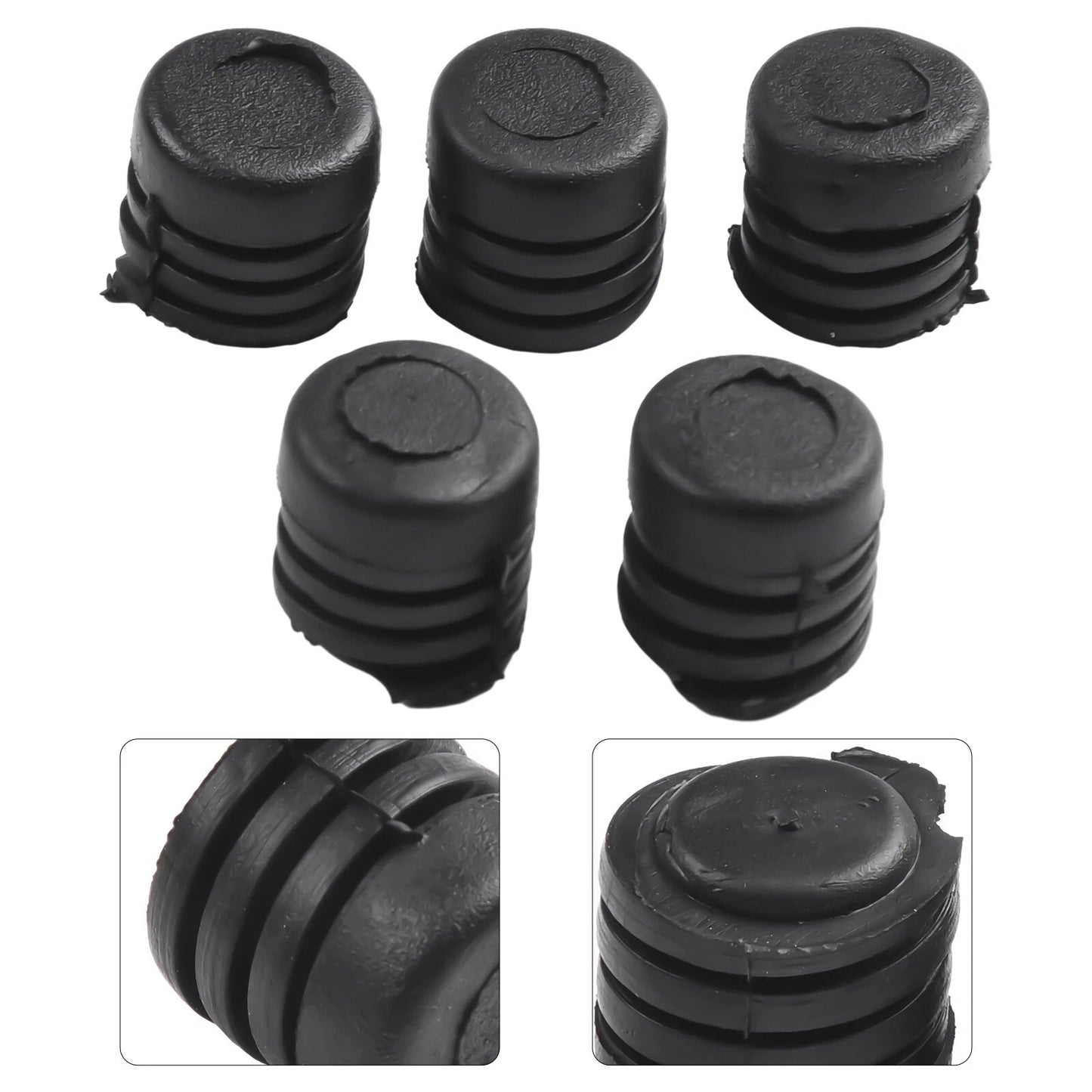 5x Black Rubber Car Bonnet Buffer Hood Washer Bumper for Nissan
