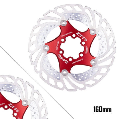 ZTTO Bicycle Brake Disc Cool Floating Rotor for Gravel Road Bike 203/180/160/140mm