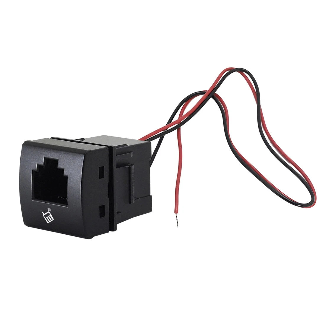 RJ45 6Pin Microphone Jack Plug Cable for Toyota Rav4, Corolla, Camry (2001-2023)