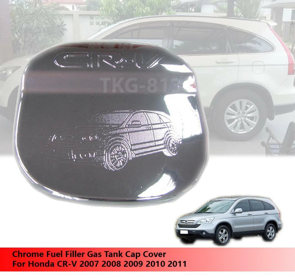 Fuel Filler Cap Cover for Honda CR-V (2007-2011)