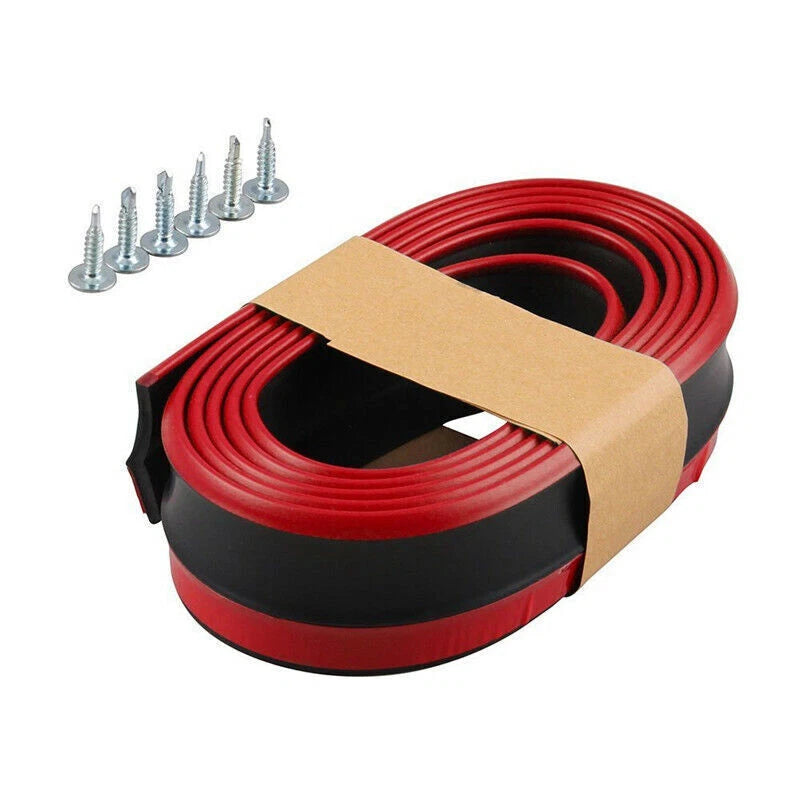 2.5M Front Bumper Lip Splitter Spoiler for Red Cars