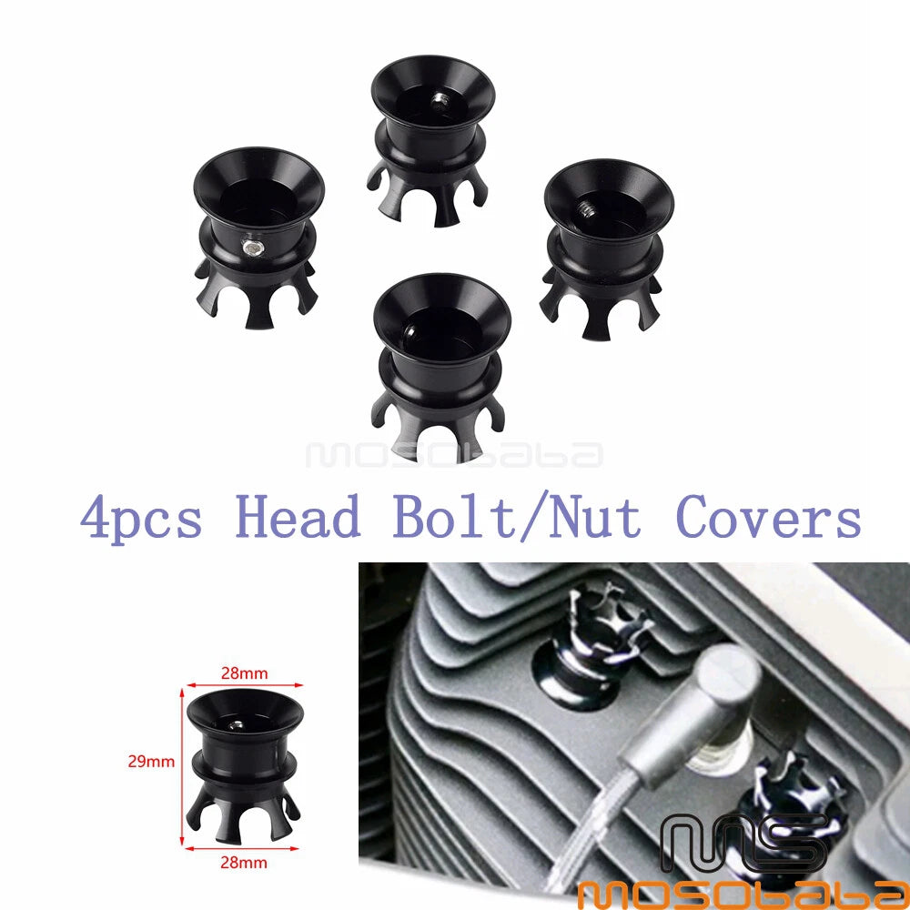 Head Bolt Engine Cover Nut Cap for Harley Sportster Twin Cam Big Twin
