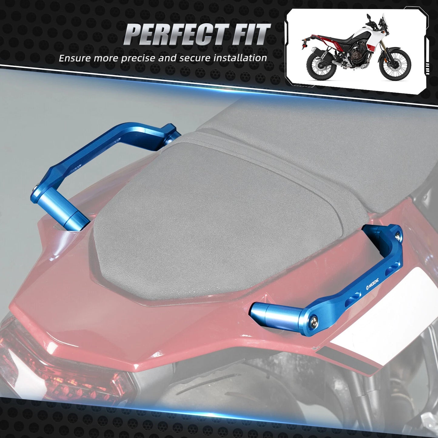 Rear Grab Handle Rail for Yamaha Tenere 700 XTZ700 (2019-2024)