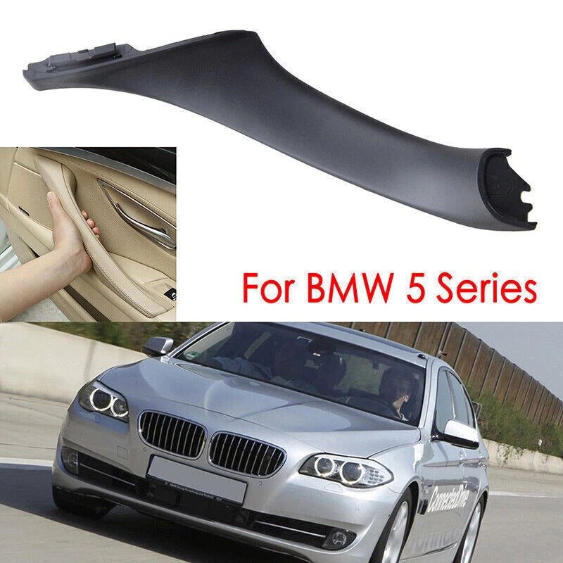 Rear Black Left Interior Door Trim Handle for BMW F10 F11 (2010-2016)