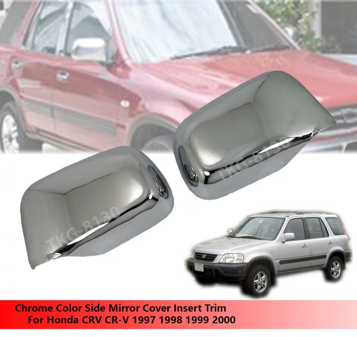 Chrome Mirror Cover for Honda CR-V (1997-2000)