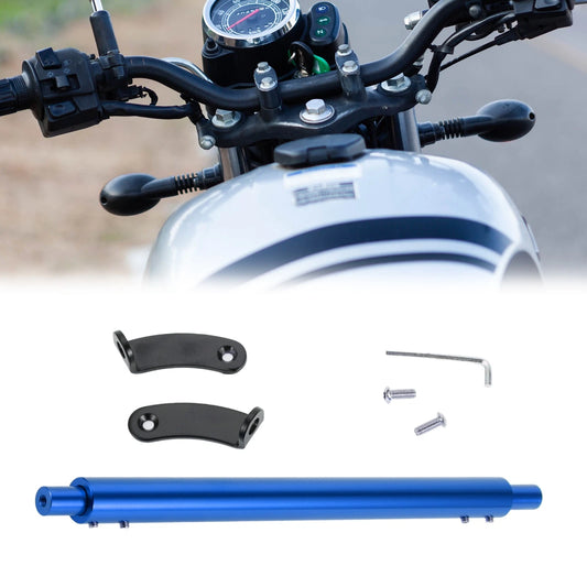 Cross Bar Handlebars Black Blue for Motorcycle
