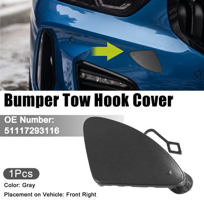 Front Right Bumper Tow Eye Hook Cover Cap for BMW 320i (2012 - 2015)