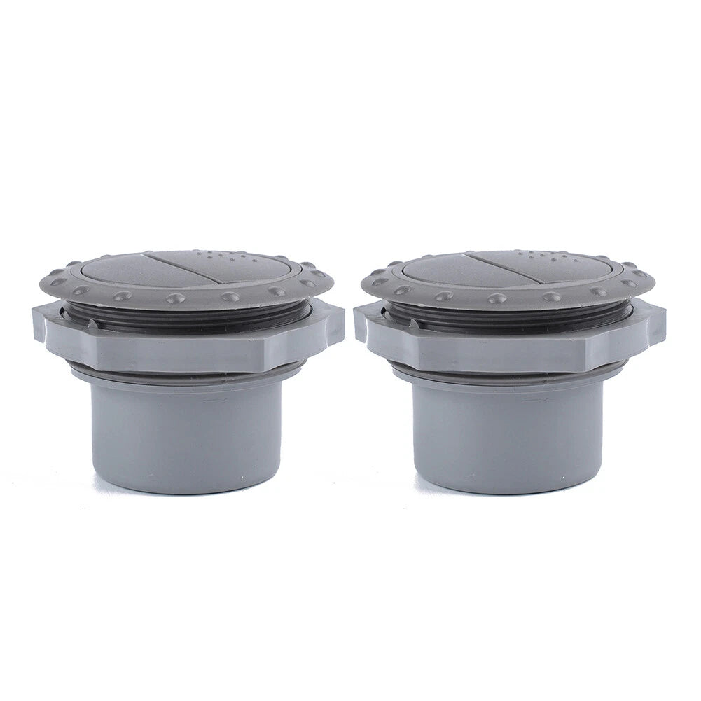60mm Vent Air Outlet Round Ceiling for RV Bus ATV A/C Gray