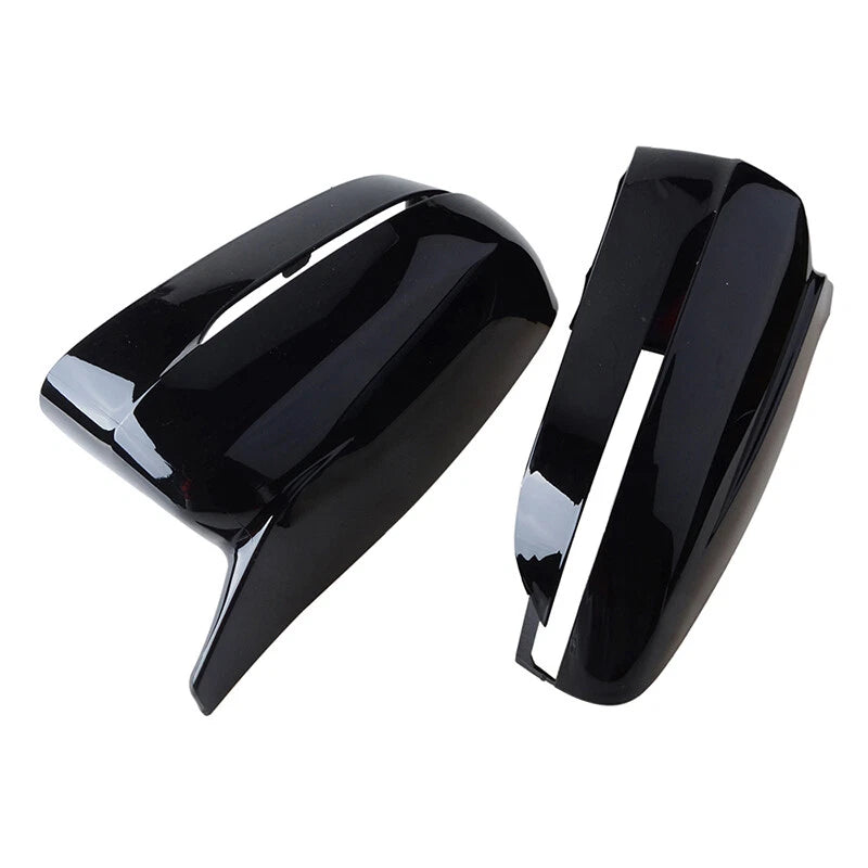 Gloss Black Side Mirror Cover Caps for BMW G20 G21 G22 G30 G31 G11 G14 G15 (2019-2023)