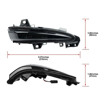 Smoke LED Side Mirror Turn Signal Light for Lexus RX450H RX350 (2009–2015)