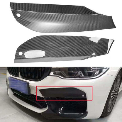 Carbon Fiber Front Bumper Upper Air Vent Lid Cover Trim for BMW M5 F90 2018-20