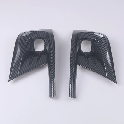 Front Fog Light Frame Cover Trim for 2022-2023 Honda Civic Sedan Carbon Fiber