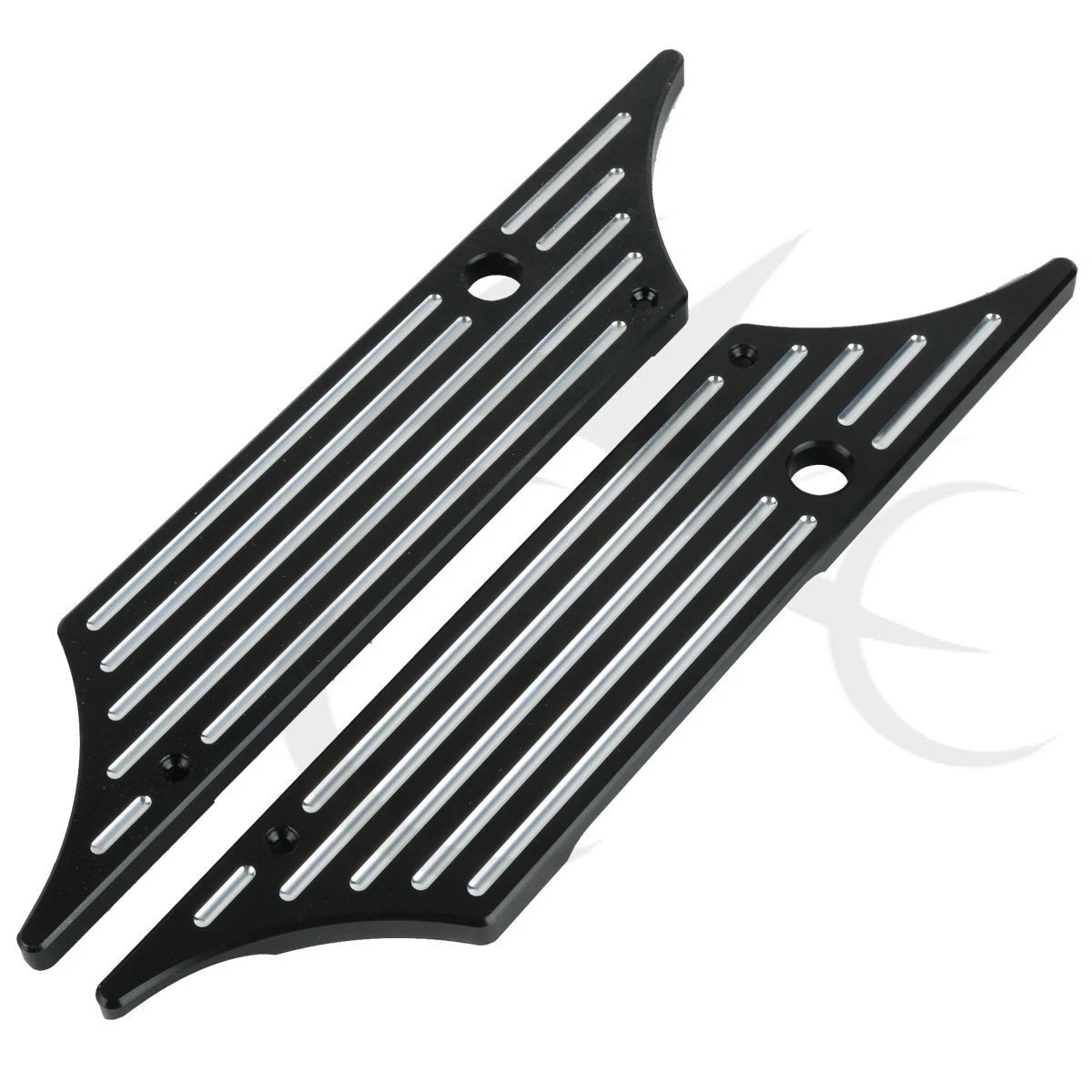 Black Saddlebag Latch Covers for Harley Street Electra Glide (1993-2013)