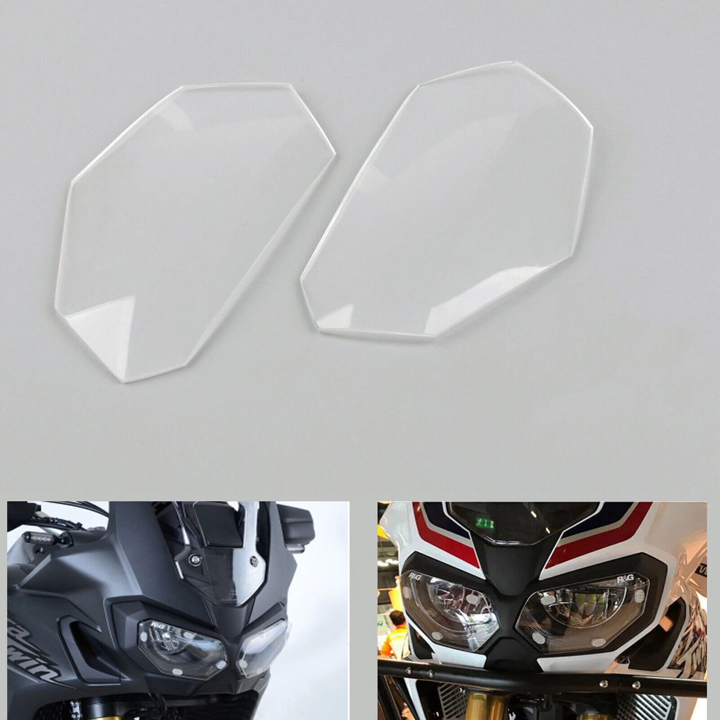 Headlight Cover for Honda CRF1000L Africa Twin (2016-2017) Clear F2