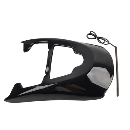 Vivid Black Rear Mudguard w/Light for Harley VRSCDX VRSCAW VRSCA (2002-2017)