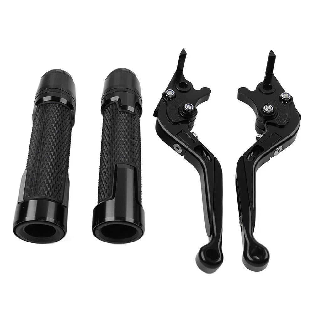 Folding Extendable Brake Clutch Levers & Handlebar Grips for BMW R1200GS (2004-2012)