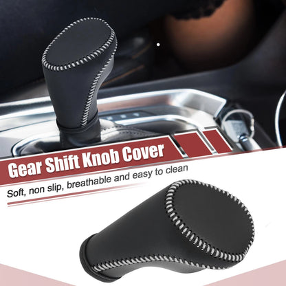 Gear Shift Knob Cover White Thread for Chevrolet Equinox (2018-2021)
