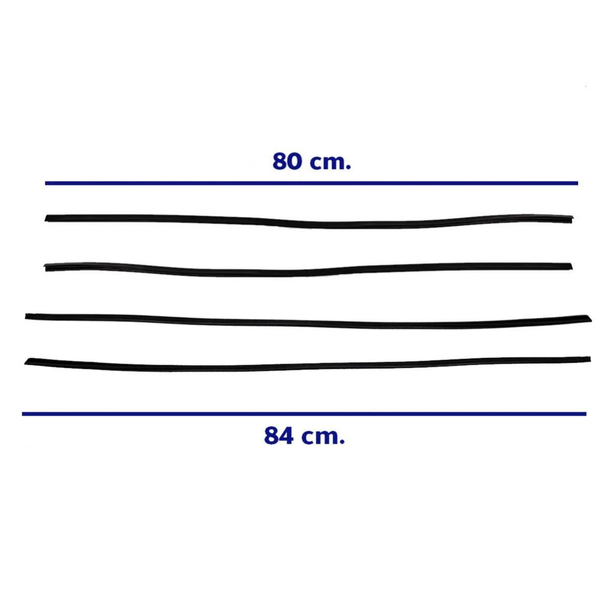 Weatherstrip Door Belt Outer Front Set 4 Fits Datsun 1200 Sunny B110 2D SED D05