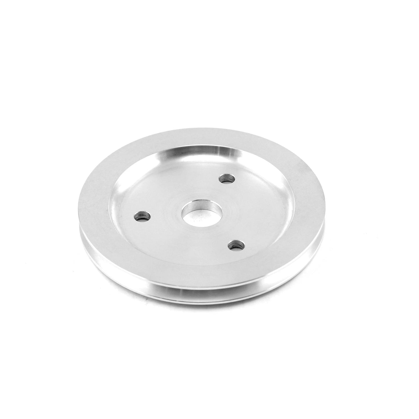 SBC 350 Billet Aluminum Short Water Pump & 1 Groove Crank Pulley for Chevy