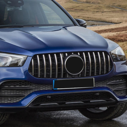 GT Style Front Grille Chrome for 2019-2023 Mercedes Benz W167 GLE 300 350 400