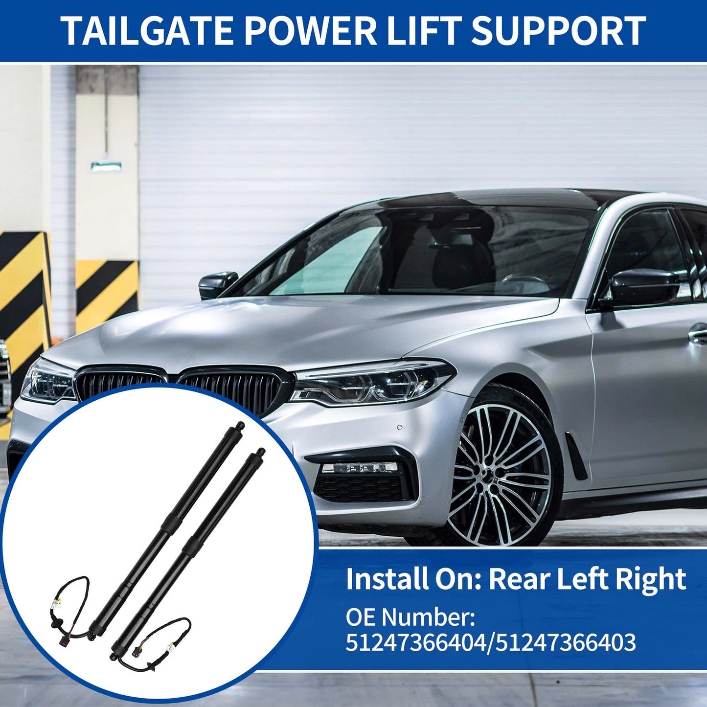Rear Tailgate Lift Support for BMW 530e 530i 540i G30 (2017-2023) Pair