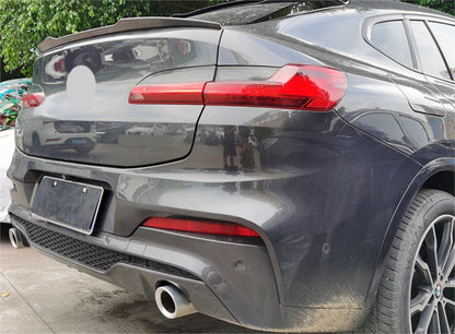 Rear Trunk Spoiler Wing ABS Carbon Fiber for BMW X4 G02 2019-2022