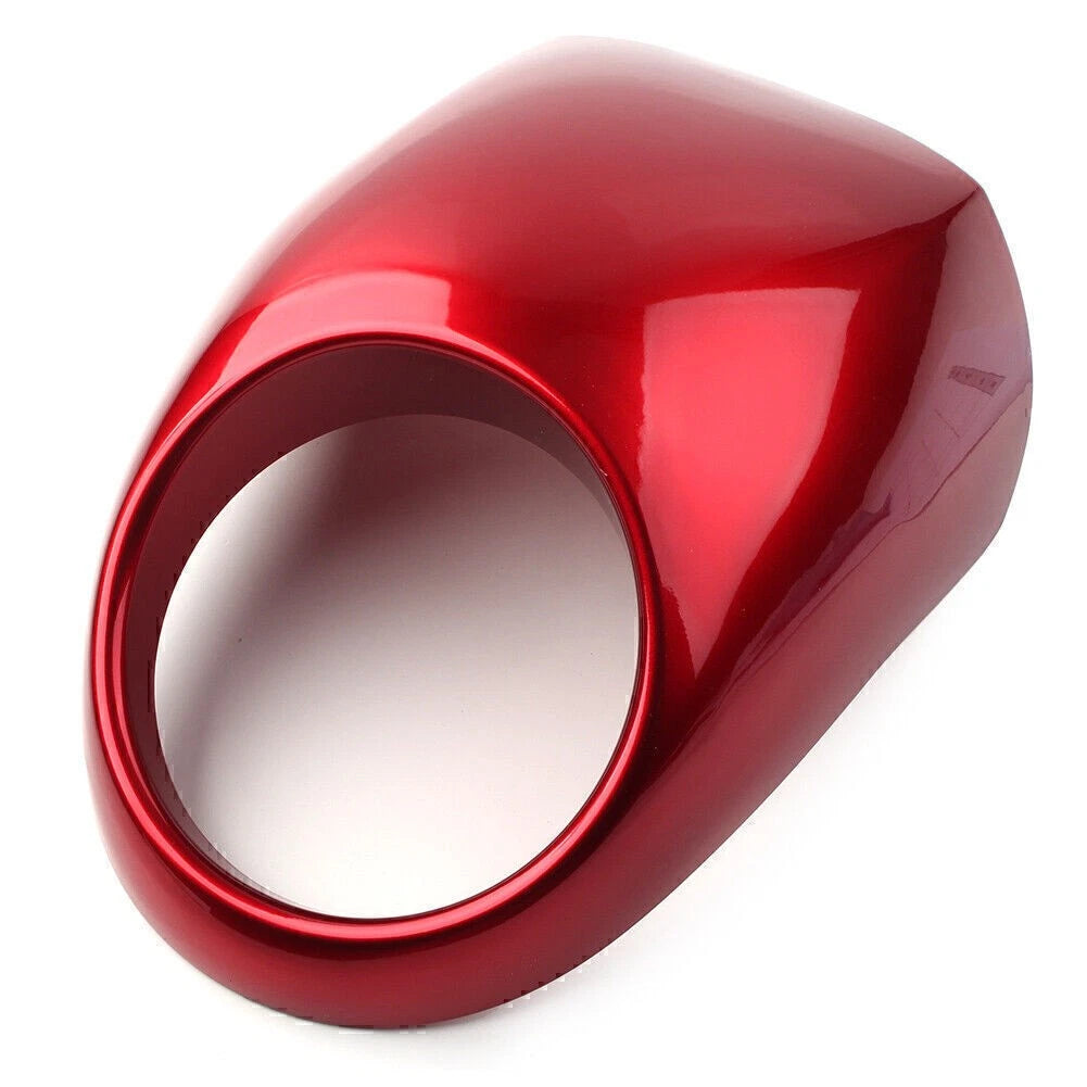 Red Front Headlight Fairing Mask Cover for Harley Sportster Dyna XL (2004-2023)