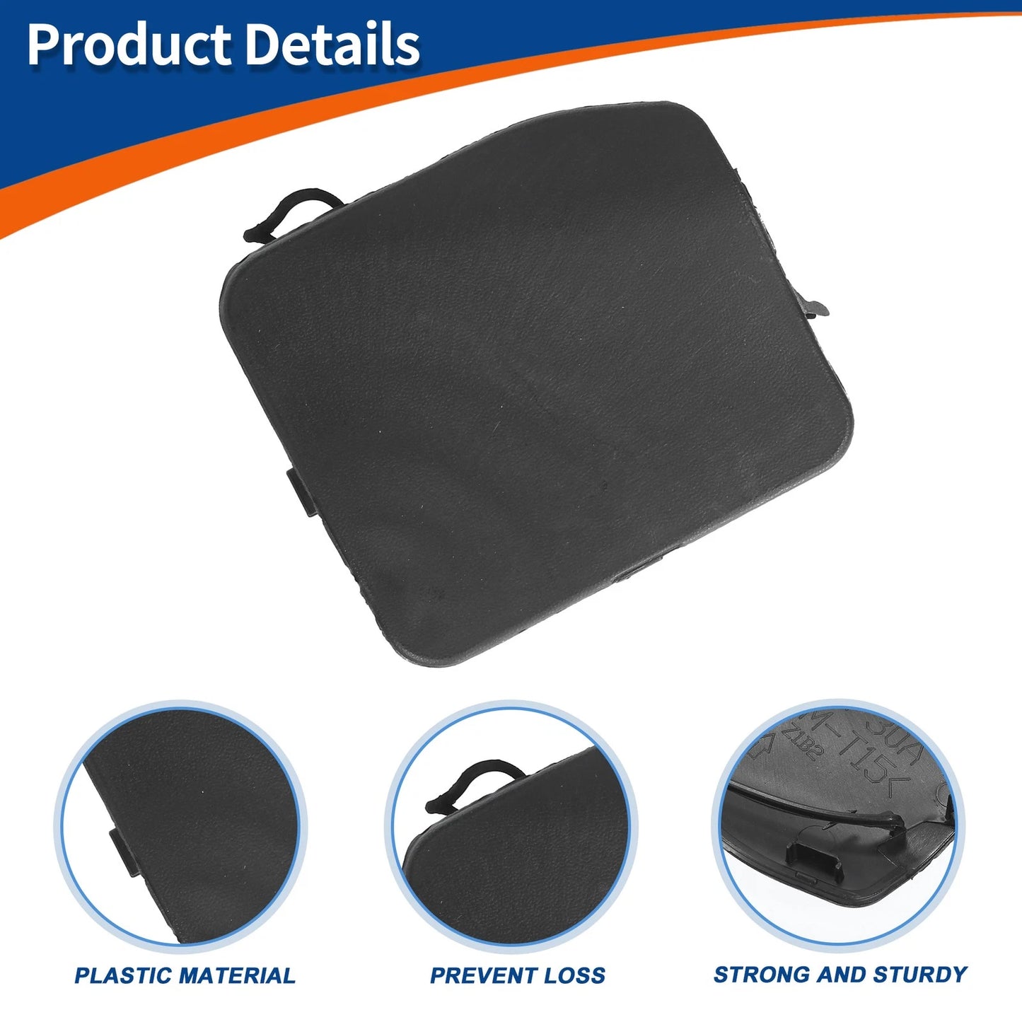 Rear Bumper Tow Hook Cover for Nissan Qashqai J11 (2014-2023)
