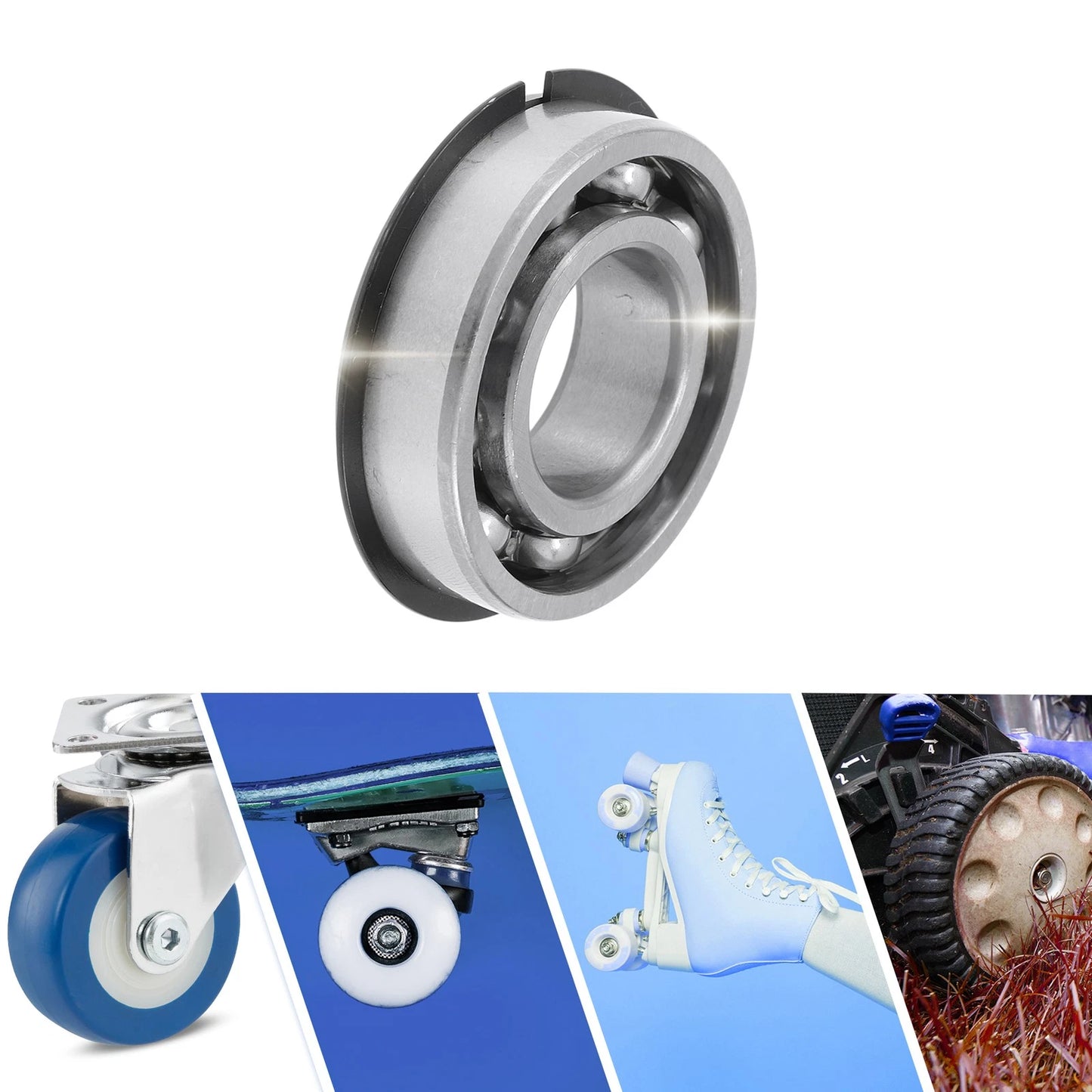 Deep Groove Ball Bearings P0 25x52x15mm 1 Pc for Scooter Skateboard Wheel