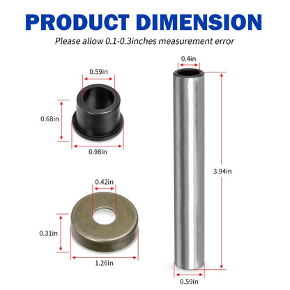 Top J-Arm Bearing Bushing Rebuild Kit for Yamaha Banshee 350 (1987-1990)