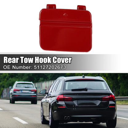 Rear Bumper Tow Hook Cover for BMW 3 Series (2012-2019) - Red