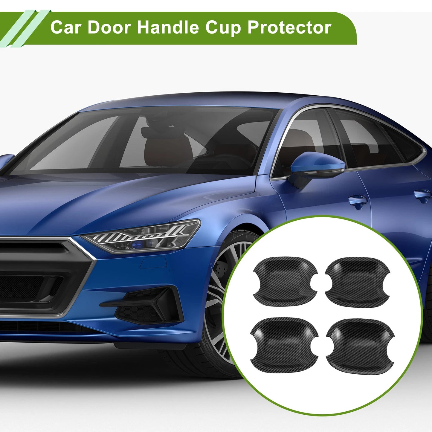 4 x Car Door Handle Cup Protectors for Toyota Highlander, Camry, Avalon