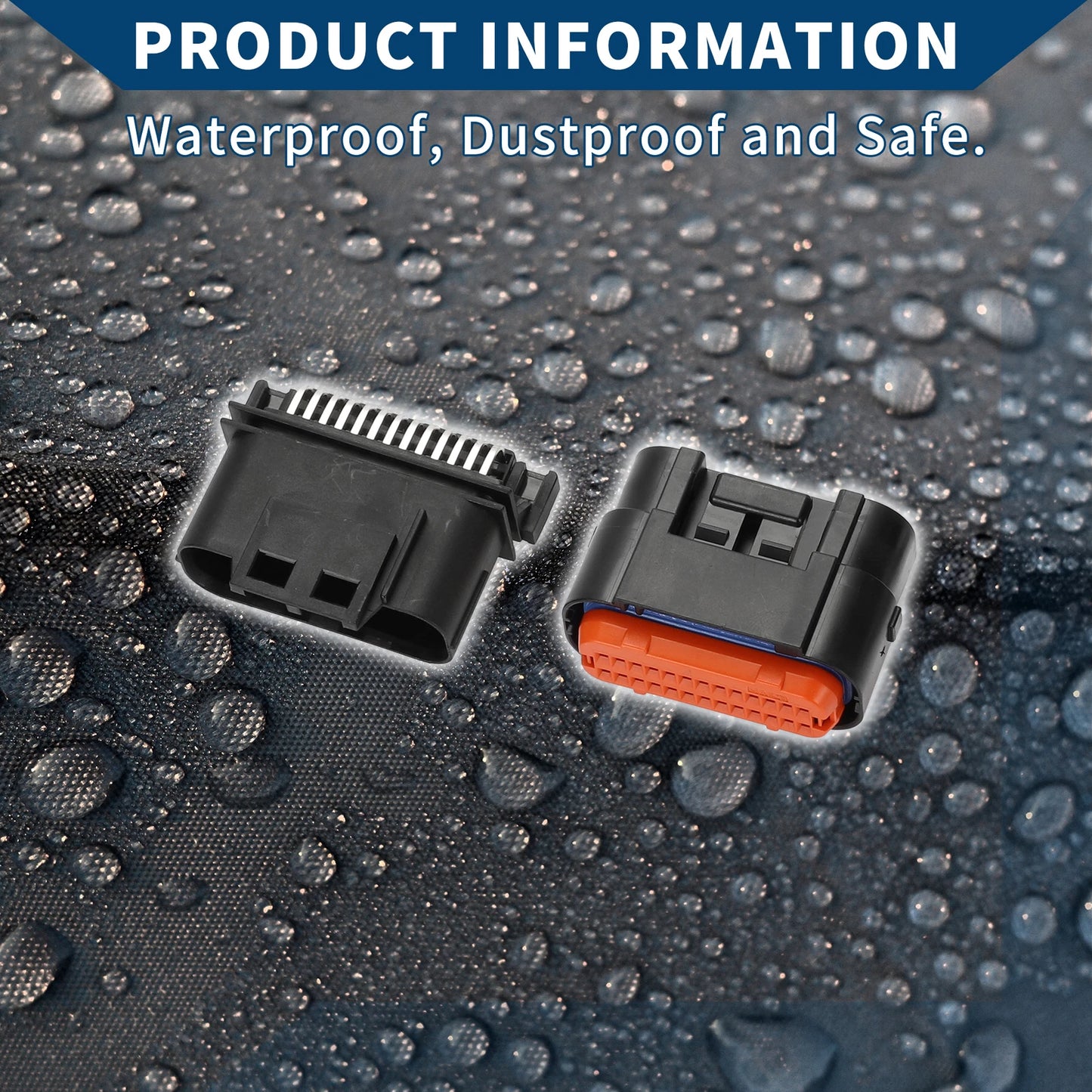 26 Pin ECU Connector Plug Set for Honda