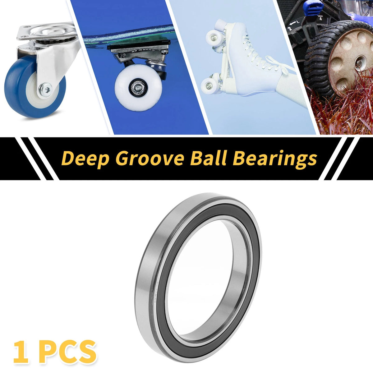 Deep Groove Ball Bearings P5 90x125x18mm 1 Pc for Scooter Skateboard Wheel