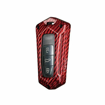 Carbon Fiber Key Fob Cover for Audi A6 A7 A8 Q8 (2019-2023)