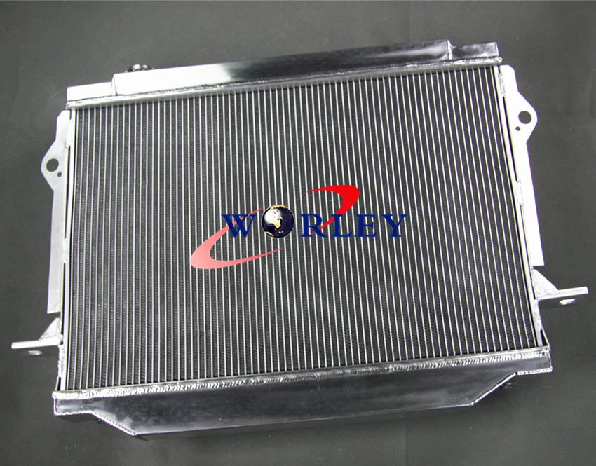 Aluminum Radiator & 2 Fans for Land Cruiser FJ80 FJ80R FZJ80 4.5L (1991-1998)