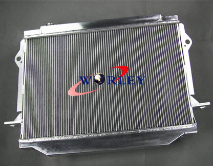 Aluminum Radiator & 2 Fans for Land Cruiser FJ80 FJ80R FZJ80 4.5L (1991-1998)