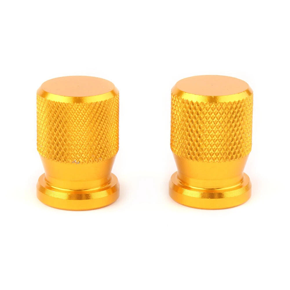 Tire Valve Caps for Car Motor Wheel Rim Dust Cover Ventil - Gold