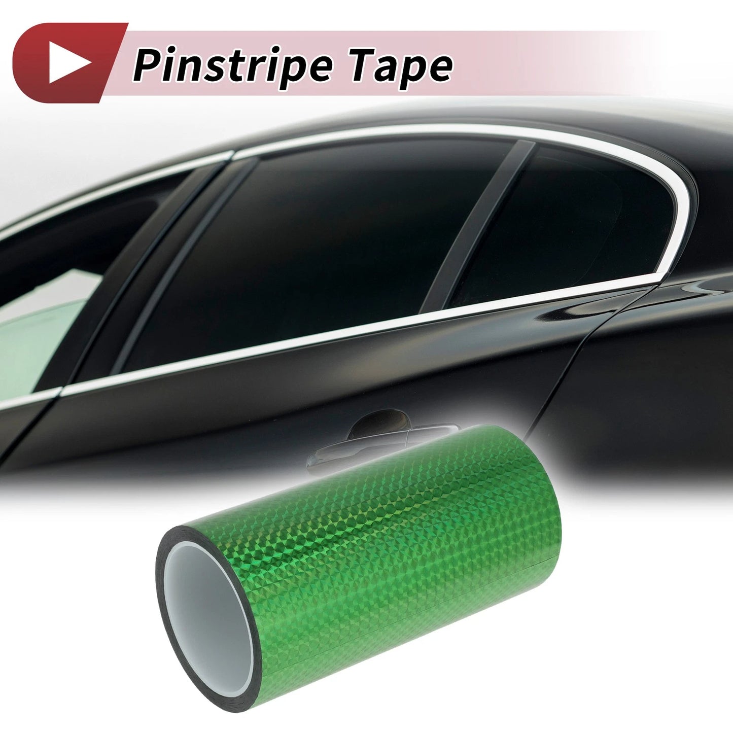 Pinstripe Tape 200mmx50m for Car Motorcycle and Boat Laser Green