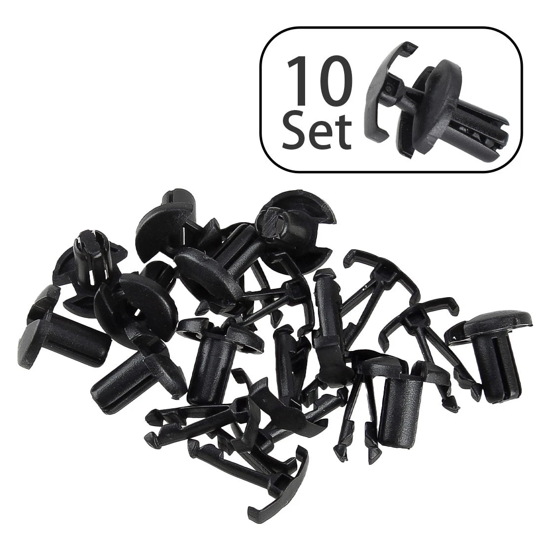 10 x Bolt Fastener Clip Rivet for Honda Motorcycle (Fits 90683-GAZ-003)
