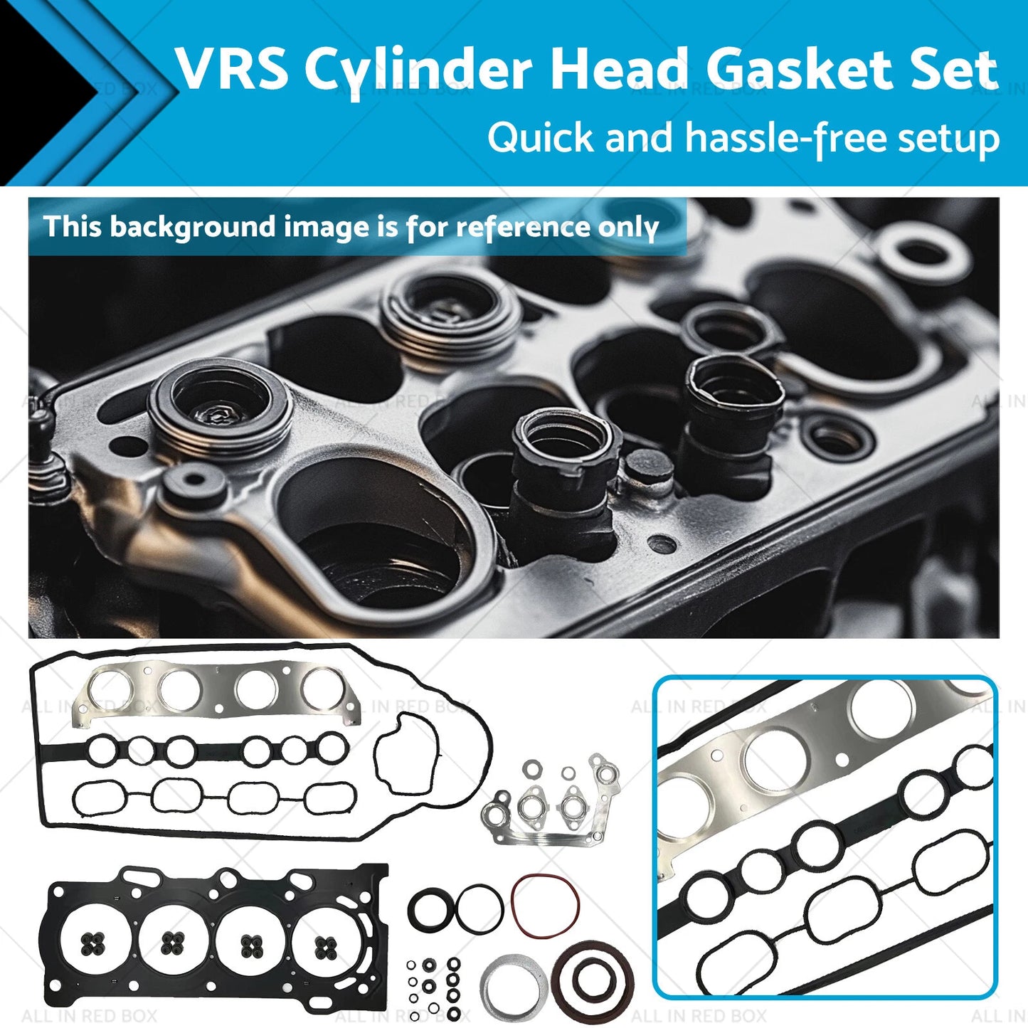 Cylinder Head Gasket Set for Toyota Corolla ZZE122 1.8 1ZZ-FE (2001-2007)