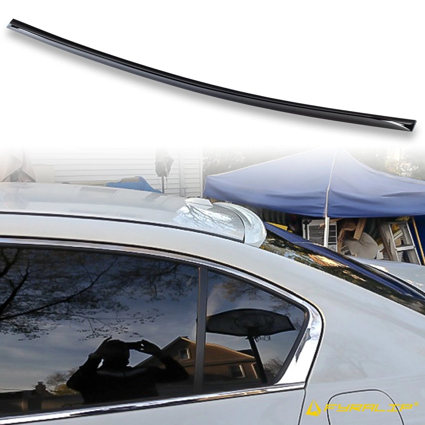 Black Roof Spoiler for Honda Accord (2013-2017)