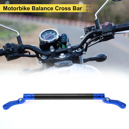 Cross Bar Handlebars 10mm 0.39in Hole Blue for Motorcycle