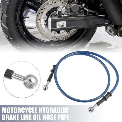 Brake Line 100cm 39.37in 10mm ID Blue Motorcycle Hydraulic Brake Hose